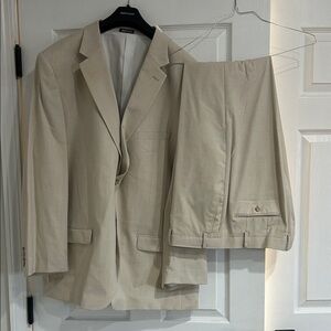 Classic Beige Suit Set for Men